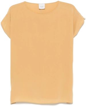 Alysi Silk Blouse - Natural