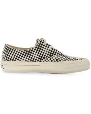 Vans Lx Authentic Ease Checkered Sneakers - White