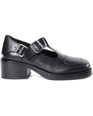 Ann Demeulemeester Freja Leather Pumps - Black