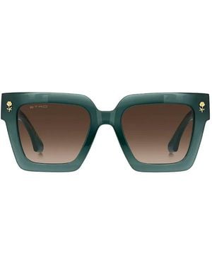 Etro Square Sunglasses - Green