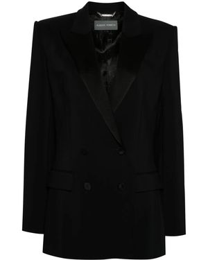 Alberta Ferretti ダブルジャケット - ブラック