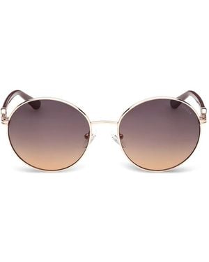 Guess Round-Frame Sunglasses - Pink