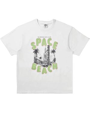 BBCICECREAM Space Beach Short-Sleeve T-Shirt - White