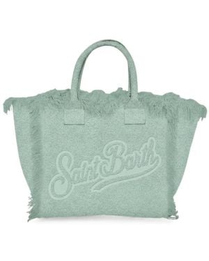 MC2 Saint Barth Colette Fringed Tote Bag - Blue