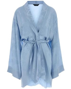 Balenciaga Belted Robe - Blue
