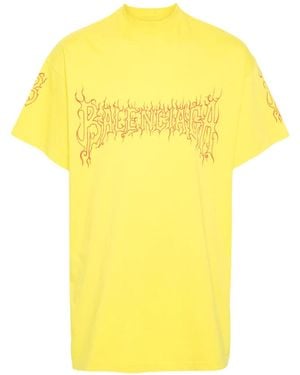 Balenciaga Darkwave Tシャツ - イエロー