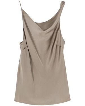 Alysi Sleeveless Top - Brown