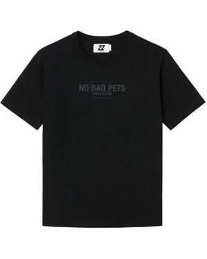 Izzue Graphic-Print T-Shirt - Black