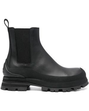 McQueen "Wander" Ankle Boots - Black
