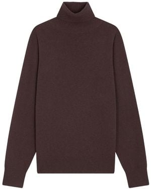 Fursac Turtleneck Jumper - Purple