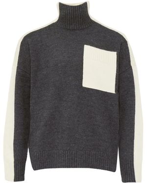 JW Anderson バイカラーセーター - グレー