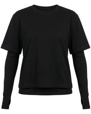 ELEH Double-Layered T-Shirt - Black