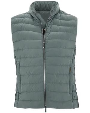 Moorer Quilted Zip-Up Gilet - Green