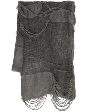 Forme D'expression Écharpe Fiamma À Effet Usé - Gris
