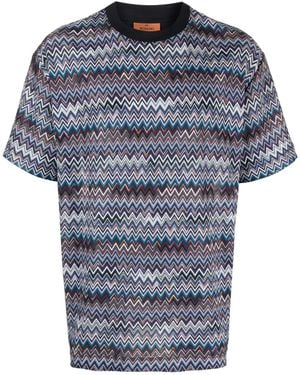 Missoni ジグザグ Tシャツ - ブルー
