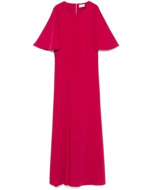P.A.R.O.S.H. Cady Maxi Dress - Red