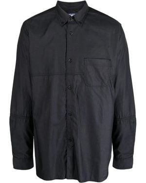 Junya Watanabe Long-sleeve Cotton Shirt - Blue