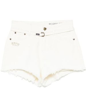 Aape By A Bathing Ape Shorts Con Ricamo - Bianco