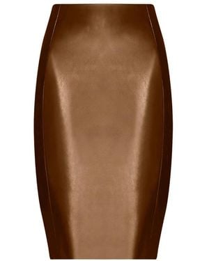 Wolford Jenna Midi Fitted Skirt - Brown