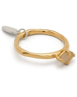 Wouters & Hendrix Bague Sertie De Quartz - Métallisé