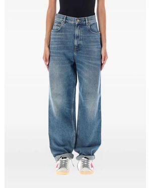 Golden Goose Jeans Met Stonewashed-Effect - Blauw