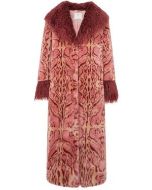 Unreal Fur Abrigo Cuvée Rose - Rojo