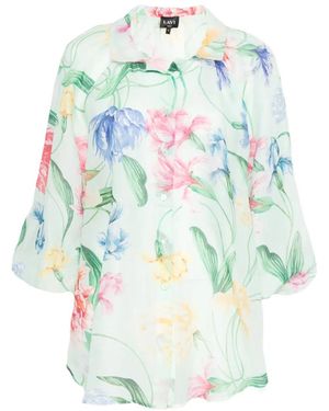 LAVI COUTURE Floral-Print Shirt - White