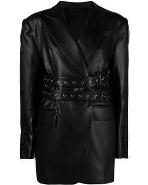 ROKH Side Tie-Fastening Blazer - Black