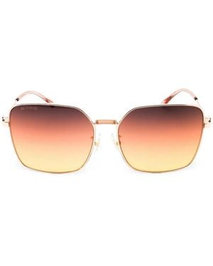 Etro Square-Frame Sunglasses - Metallic