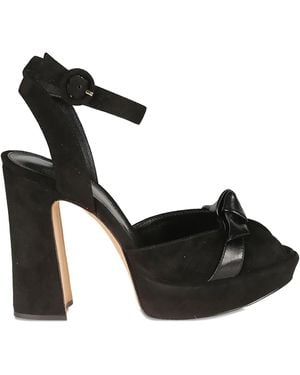 Alexandre Birman 120Mm Bow-Detail Platform Sandals - Black