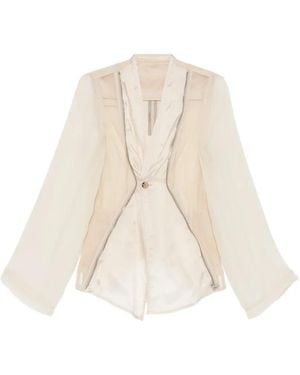 Rick Owens Stag Sheer Jacket - Natural