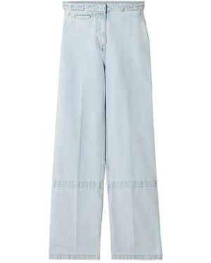 Lanvin Panelled Trousers - Blue