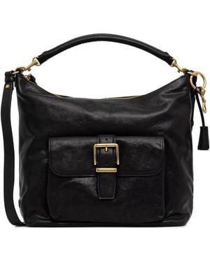 Marc O' Polo Buckle-Detail Shoulder Bag - Black