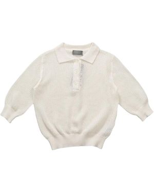 Margaret Howell Cotton-Cashmere Top - White