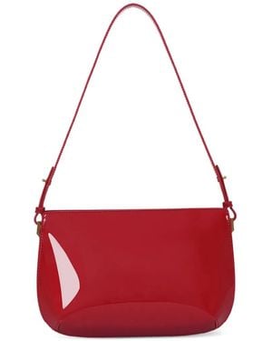 POTAMY Patent-Leather Shoulder Bag - Red