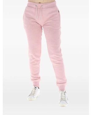 Superdry Drawstring-Waist Track Trousers - Pink