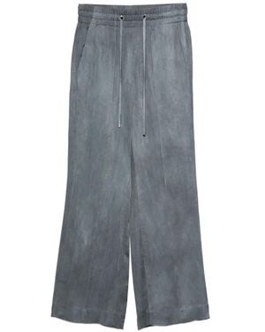 The Seafarer Pantalon Palazzo À Lien De Resserrage - Grey