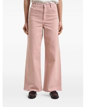 Weekend by Maxmara Medina Wide-Leg Pants - Pink