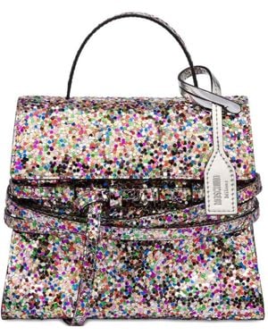 Moschino Tie Me Tote Bag - White