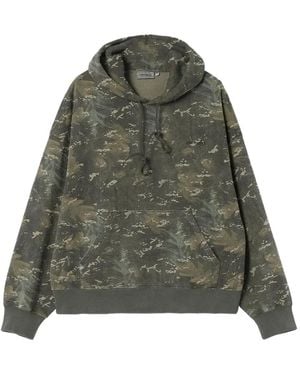Carhartt Camouflage-Pattern Hoodie - Green