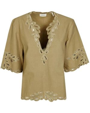 Isabel Marant Shana Bluse - Natur