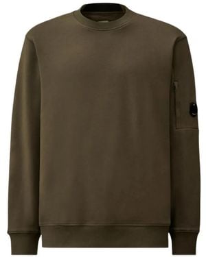 C.P. Company Lens-Detail Cotton Sweatshirt - Green