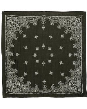 Destin Judy Bandana-Print Scarf - Green