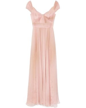 Elie Saab Pleated Gown - Pink