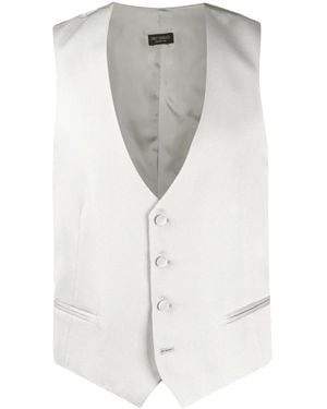 Dell'Oglio V-Neck Waistcoat - Grey