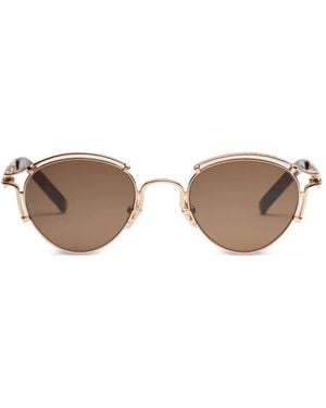 Jean Paul Gaultier Pilot-Frame Sunglasses - Metallic