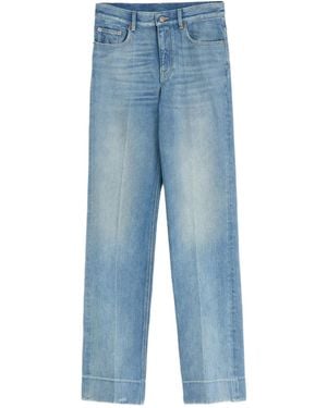 Valentino Garavani Logo-Patch Jeans - Blue