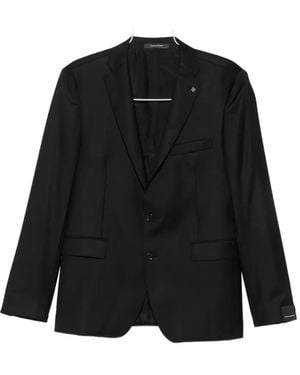 Tagliatore Single-Breasted Buttoned Suit - Black