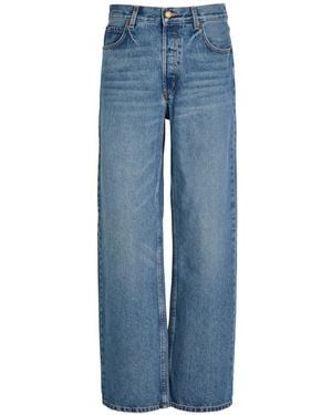 B Sides Jeans mit Knopfverschluss - Blau