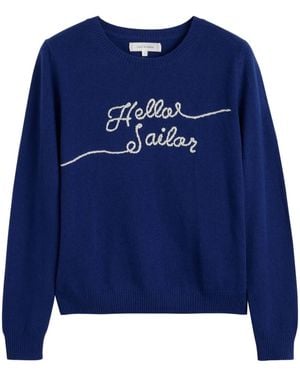 Chinti & Parker Hello Sailor Jumper - Blue